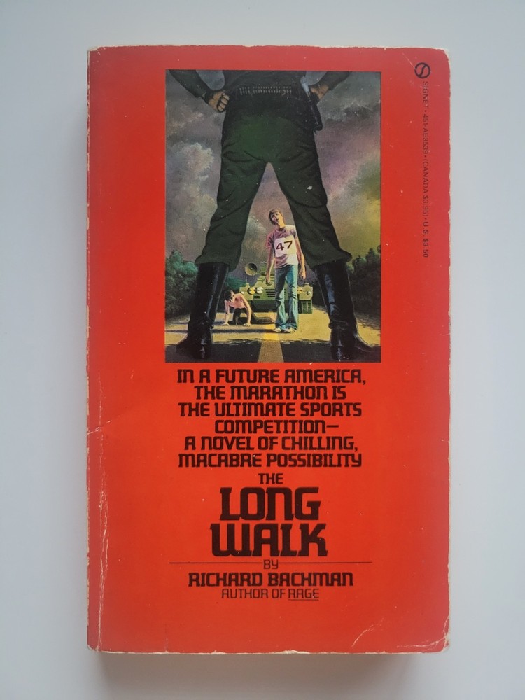 1979 THE LONG WALK STEPHEN KING SIGNET PAPERBACK RICHARD BACHMAN 1ST EDITION 3RD