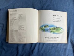 WHAT IS A FROG Gene Darby John Hawkinson 1957 WHAT IS IT SERIES 3rd Grade Level
