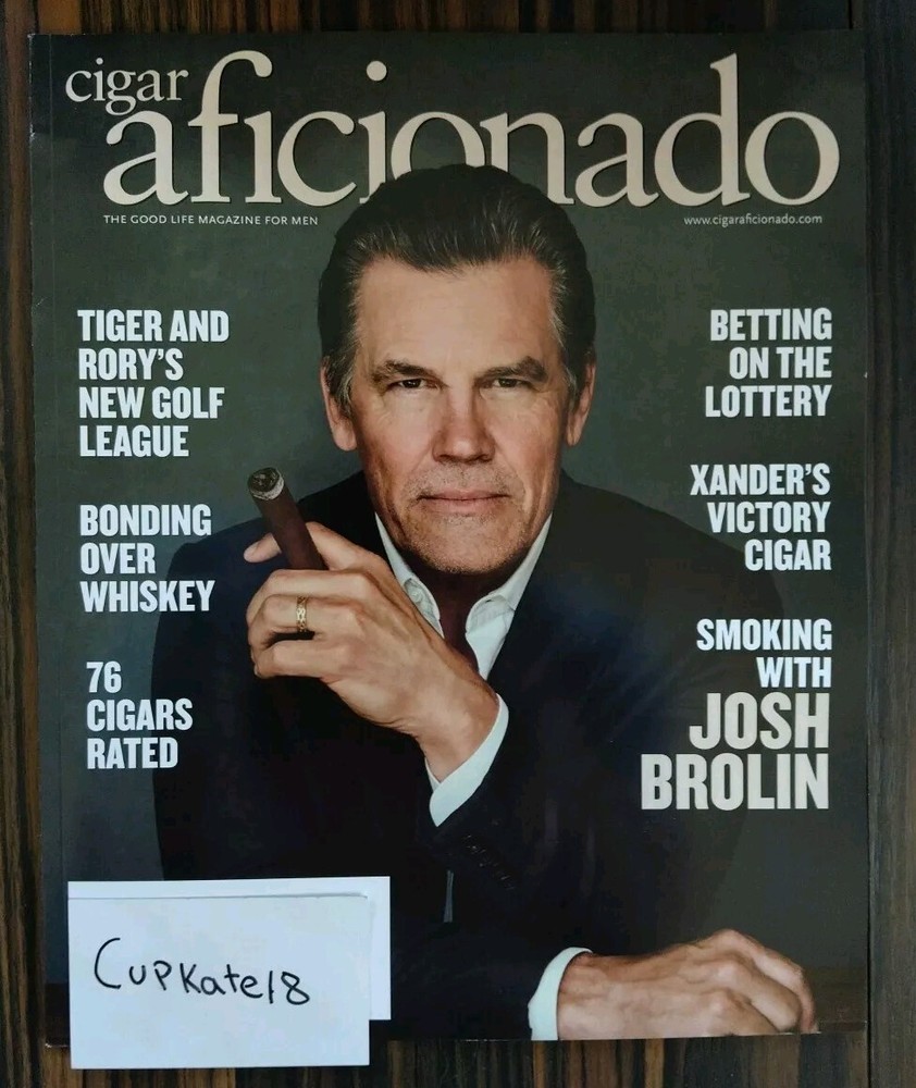 CIGAR AFICIONADO Magazine July August 2024 Josh Brolin Cover Tiger New w/Label