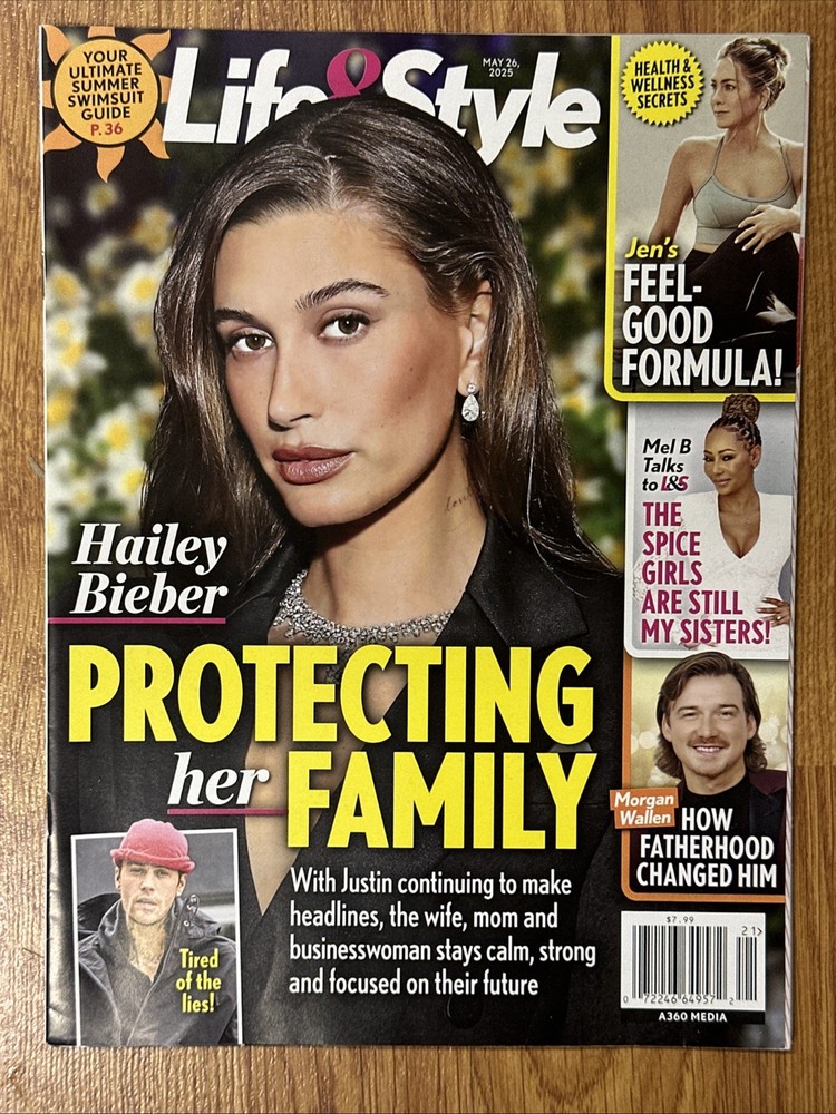 Life & Style MAGAZINE May 26 Th 2025 Hailey Bieber Protecting Her Family