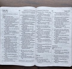 NKJV Holy Bible Super Giant Print Reference Edition Red Letter Leather Worn