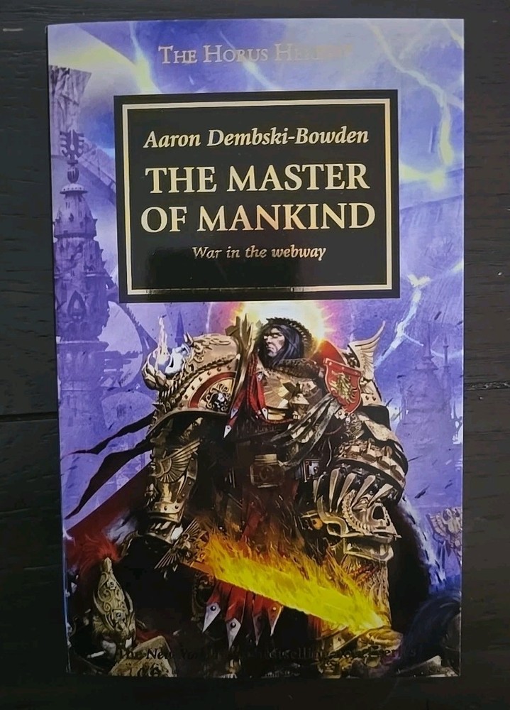 THE MASTER OF MANKIND Aaron Dembski Bowden Black Library Warhammer Horus Heresy