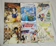 Disney FAN Magazine May 2014 – April 2015 12-issue set jp