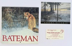 BOOK + artist-signed calendar, The Art of Robert Bateman, hardcover, 180 pages