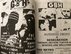 400 Punk Rock Flyers Book – Minor Threat, Bad Brains, Circle Jerks, Misfits FEAR