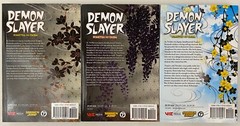3 Books – Koyoharu Gotouge DEMON SLAYER (Kimetsu No Yaiba) 1 2 3 2018, Very Good