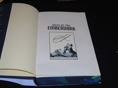 Signed Brandon Sanderson Isles Of The Emberdark UK Exclusive Ed BookPlate