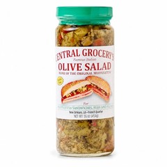 Authentic New Orleans Olive Salad 16 oz – Italian Muffuletta Spread, Relish for