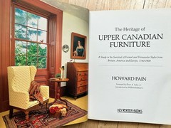 The Heritage of Upper Canadian Furniture Collectors Book Howard Pain 548 Pages