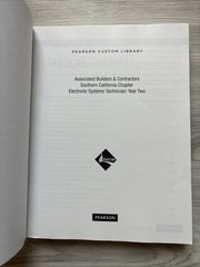 PEARSON CUSTOM LIBRARY NCCER ELECTRICAL TRAINEE Year Two