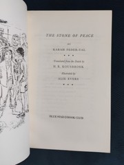THE STONE OF PEACE (1961 TPB) by Karah Feder-Tal – Blue Star Book Club – HTF!