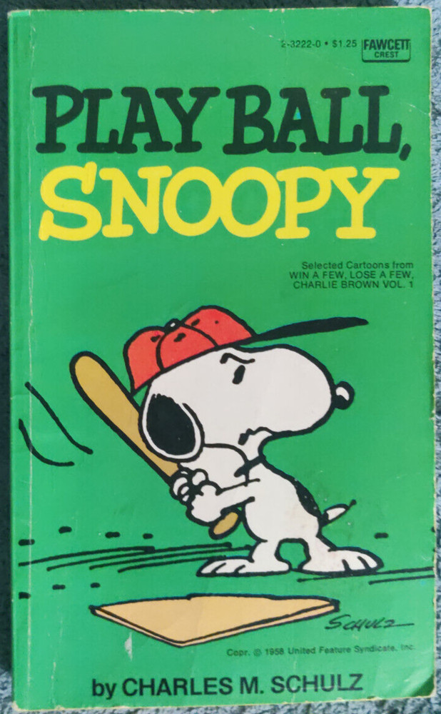 Play Ball, Snoopy, Charles M. Schulz, 1974, Peanuts, Charlie Brown Book