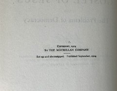 1910s ANTIQUE BOOK 1st Edition HC Democracy CHRISTIANITY social justice GOSPEL