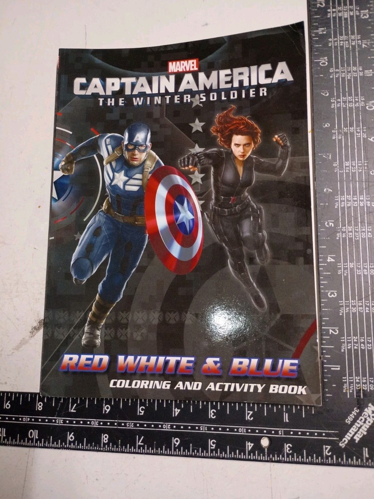 Captain America (Marvel) The Winter Soldier Coloring Book and Fun Activity Book