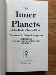 The Inner Planets by Liz Greene & Howard Sasportas/ 1993 PB Excellent Cond