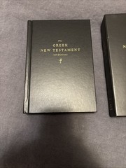 Crossway Greek New Testament Slipcover Box Tyndale House Hardcover 2017 2021