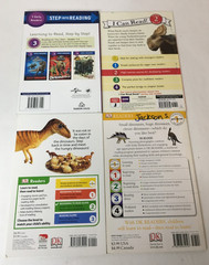 Lot of 11 in 9 Dinosaur Early Readers Books / Levels 2 & 3 / Dino Dinsaurs
