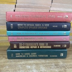 Family Handyman DIY Book Lot Of 6 Home Repair Remodeling Book Plumber Furniture
