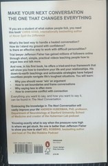 The Next Conversation: Argue Less, Talk More Paperback by Jefferson Fisher***