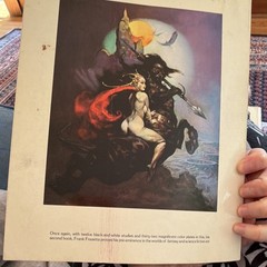 Frank Frazetta Book Two PB Illustrated 1975 Peacock Press / Bantam Books