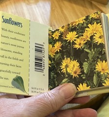 Sunflowers Little Treasury of Joy 3.25” x 2.75” Mini Book 1996