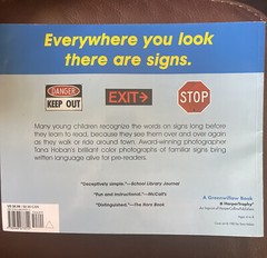 I Read Signs by Tana Hoban Paperback Book