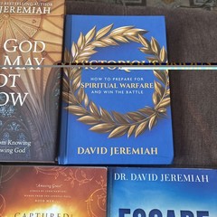 11 Dr. David Jeremiah Books Prophesy/Christian Living/Study Guides 3 HB 1 Signed