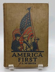America First Patriotic Readings 1916 Hardcover By Jasper L. McBrien Antique