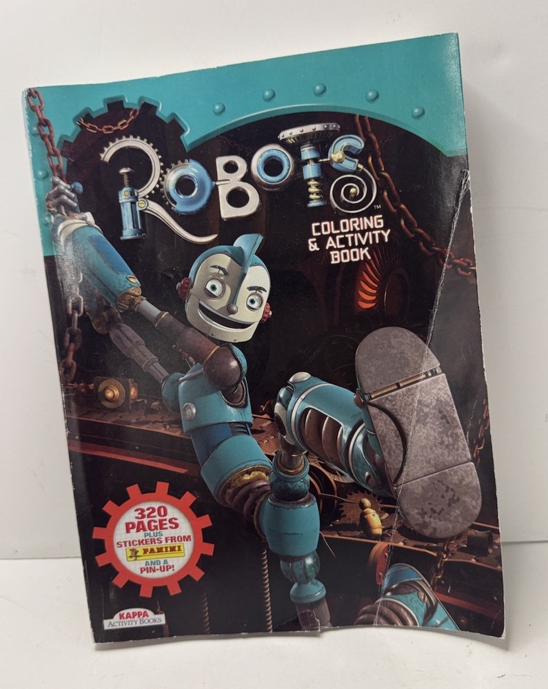 2005 Robots The Movie Coloring & Activity Book By Kappa With Stickers