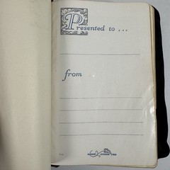 Holy Bible National Bible Press Pronouncing Red Letter KJV 1940’s Thumb Tabs