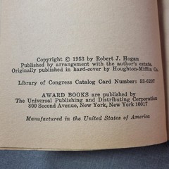 Howl at the Moon Robert Hogan 1953 First Paperback Edition Animal Story Award