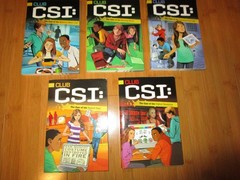 Club CSI Books #1-5 by David Lewman KIDS CRIME SOLVING FORENSICS
