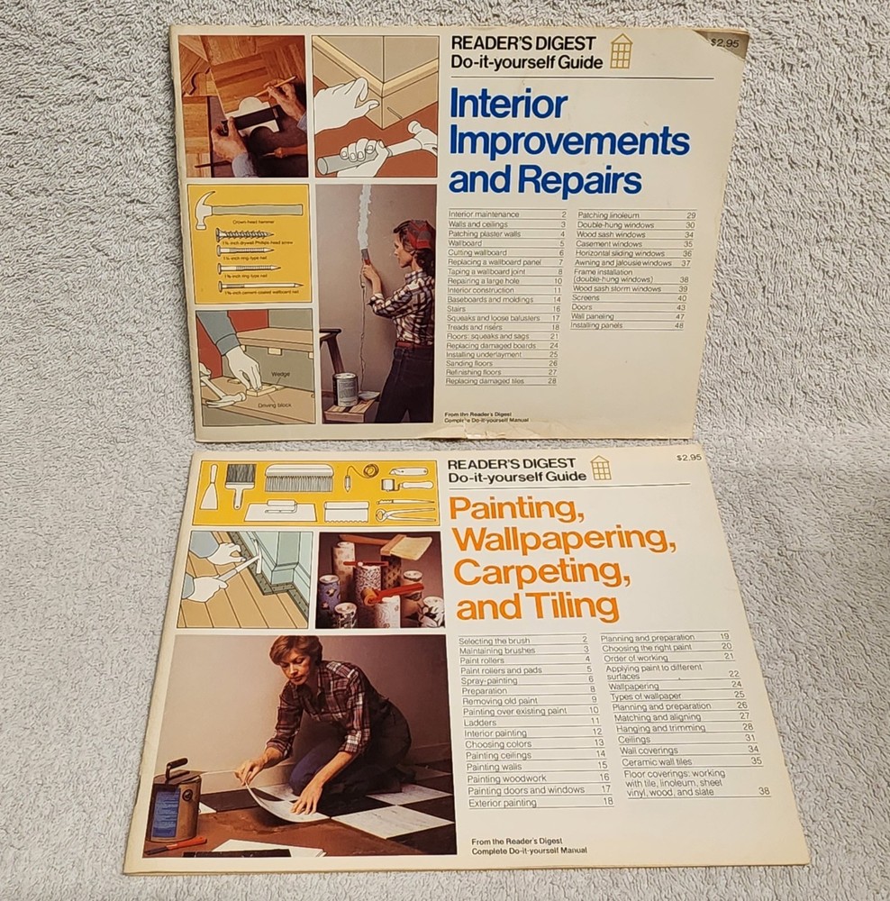 interior improvements and Painting Tiling Reader’s Digest Do-it-Yourself Guides