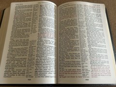 KJV Comfort Print Reference Giant Print Bible Black Bonded Leather Red Ltr 2016