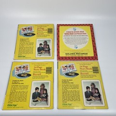 Vintage Lot (7) Book & Hear Record Books OZ, Yogi, Little Engine 45 RPM *READ*