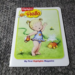 Highlights Hello My First Magazine Board Book Lot Early Learning Toddler Baby