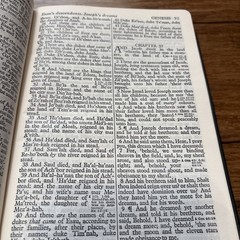 Holy Bible Master Verse Reference Edition Holman French Morocco Leather Blue