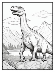 „Cute Dinosaur Coloring Book | Easy, Cute & Relaxing Designs | Perfect Gift Ide