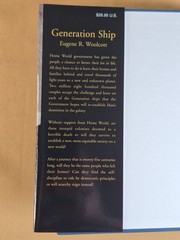 Generation Ship by Eugene R. Woolcott – iUniverse – Hardcover, Dust Jacket