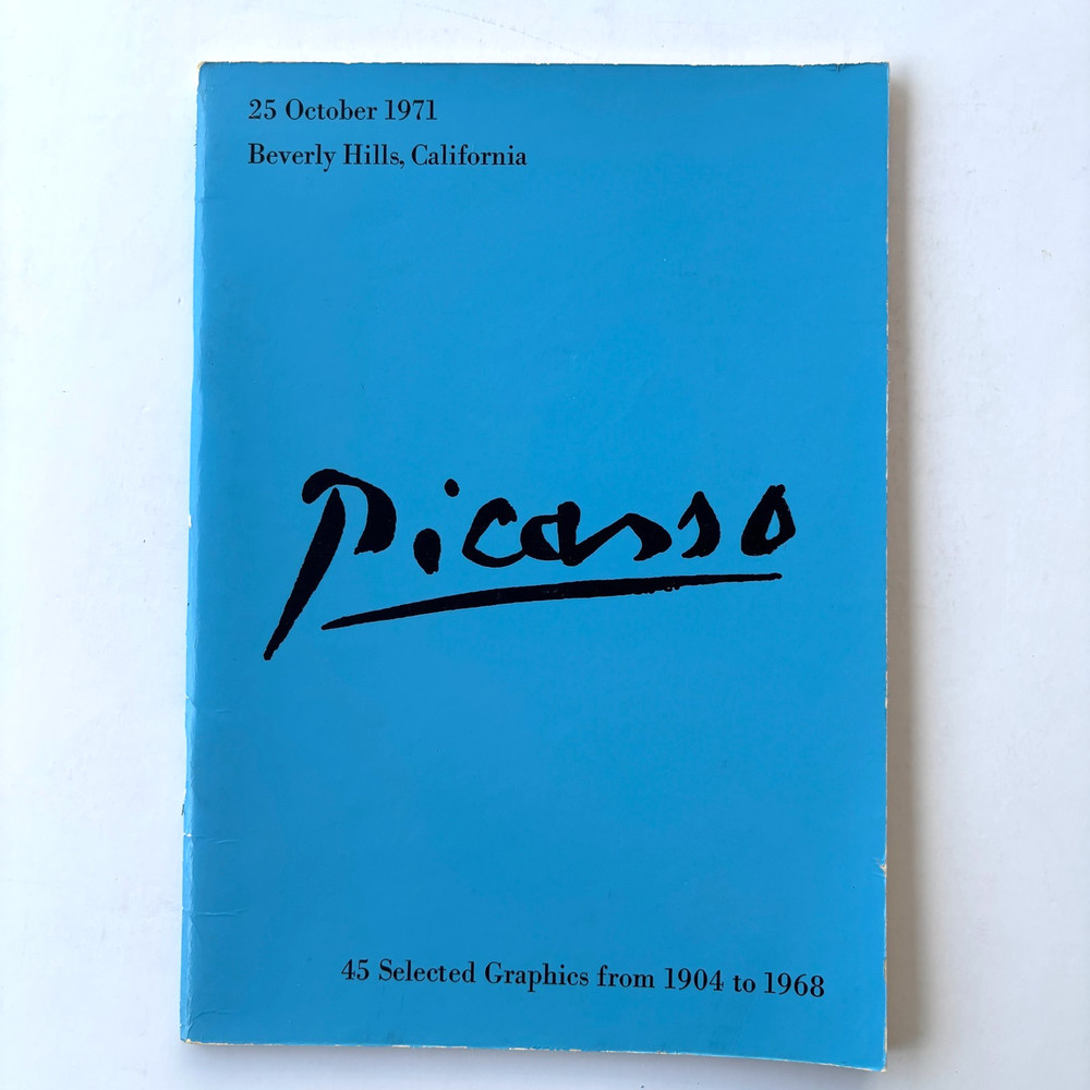 Pablo Picasso 45 Selected Graphics Exhibition Catalog Beverly Hills 1971