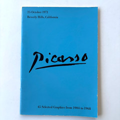 Pablo Picasso 45 Selected Graphics Exhibition Catalog Beverly Hills 1971
