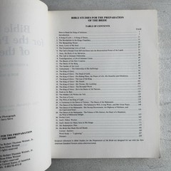 Bible Studies for the Preparation of the Bride: A Study of the Song of Solomon