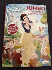 Snow White Jumbo Coloring & Activity Book Puzzles Games Disney Bonus Character