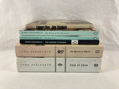 6 John Steinbeck East of Eden Grapes of Wrath Cannery Row (Ephemera) +3 More PBs