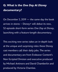 Disney Editions Deluxe Book: One Day at Disney : The People Who Make the Magic