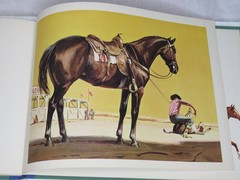 Horse Lithographs Prints Around the World with Horses Book Sam Savitt 1962 HC