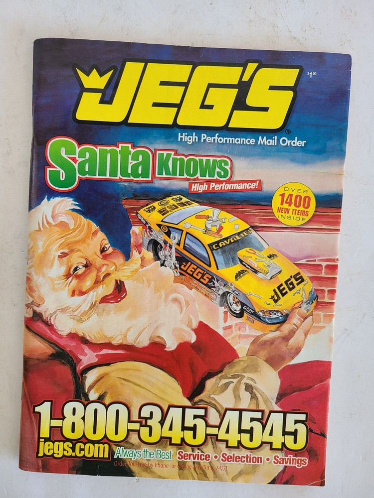 Christmas 2001 JEG’S High Performance Catalog Mail Order 218 Pages Excellent