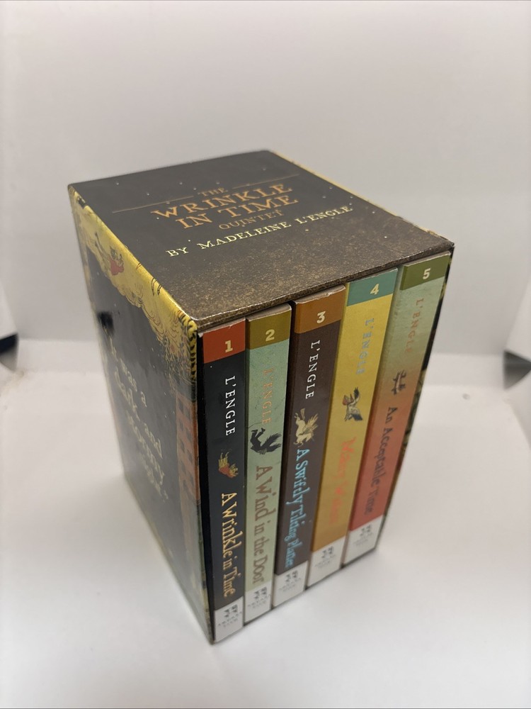Madeleine L’Engle A Wrinkle In Time Quintet 5 Book Box Set Academia Whimsigoth