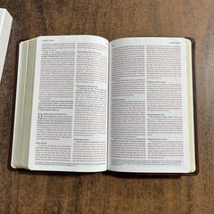 ESV Thinline Bible – ESV 2025 Text – Saddle Brown, Full Grain Genuine Leather