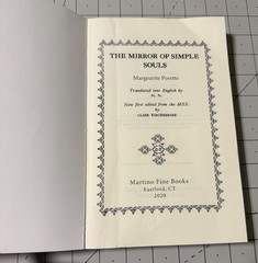 The Mirror of Simple Souls Marguerite Porette Catholic Mysticism